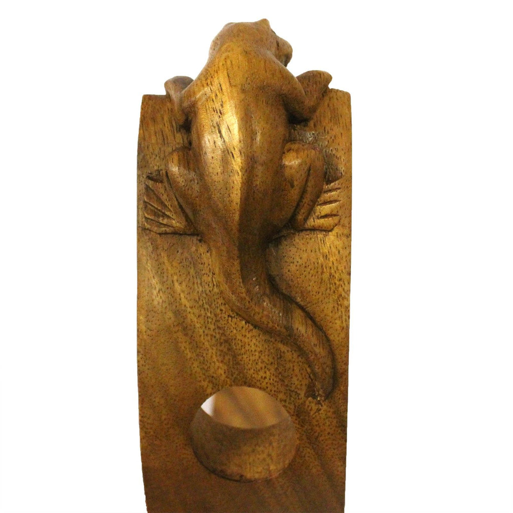 Portabottiglie in legno bilanciato – Gecko